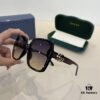 Gucci New Heavyweight Women's Sunglasses with Oversized 3D Frame for Flattering Facial Contour, Retro and Elegant