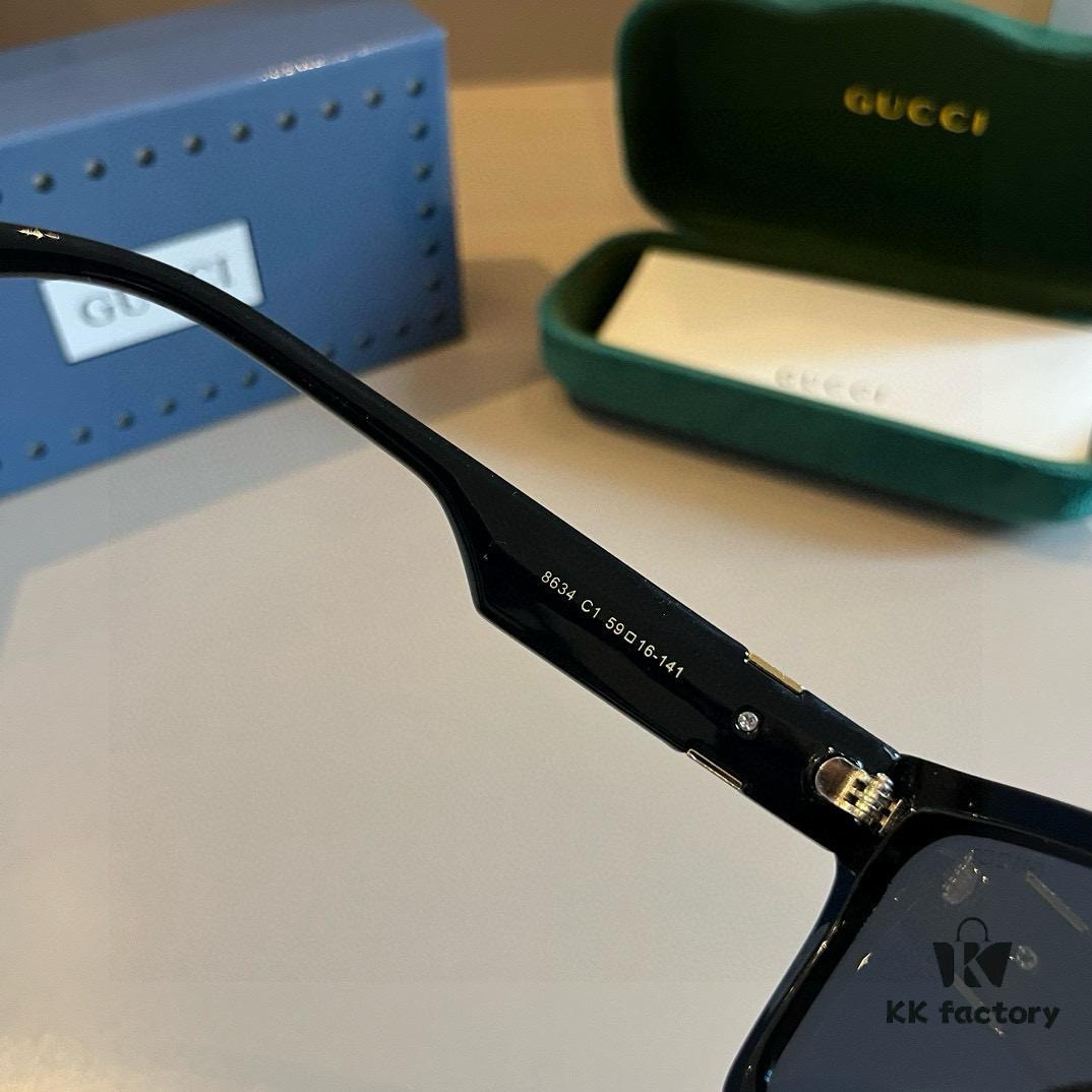 Gucci Women's Oversized 3D Frame Sunglasses, Heavyweight New Arrival, Retro and Stylish