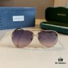 Gucci Women's Oversized 3D Frame Sunglasses, Vintage Style UV Protection Shades