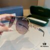Gucci Women's Oversized 3D Frame Sunglasses, Vintage Style UV Protection Shades