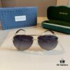 Gucci Heavyweight New Arrival Women's Sunglasses, Large Frame 3D Design for Face Contour Enhancement, Retro and Elegant