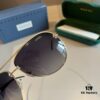 Gucci Heavyweight New Arrival Women's Sunglasses, Large Frame 3D Design for Face Contour Enhancement, Retro and Elegant