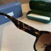 Gucci Heavyweight New Arrival Women's Sunglasses, Large Frame 3D Design to Complement Facial Features, Retro and Elegant