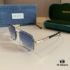 Gucci New Arrival Unisex Sunglasses 🕶️, Fashionable Metal Single-Bridge Aviator Style