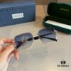 Gucci New Arrival Unisex Sunglasses 🕶️, Fashionable Metal Single-Bridge Aviator Style