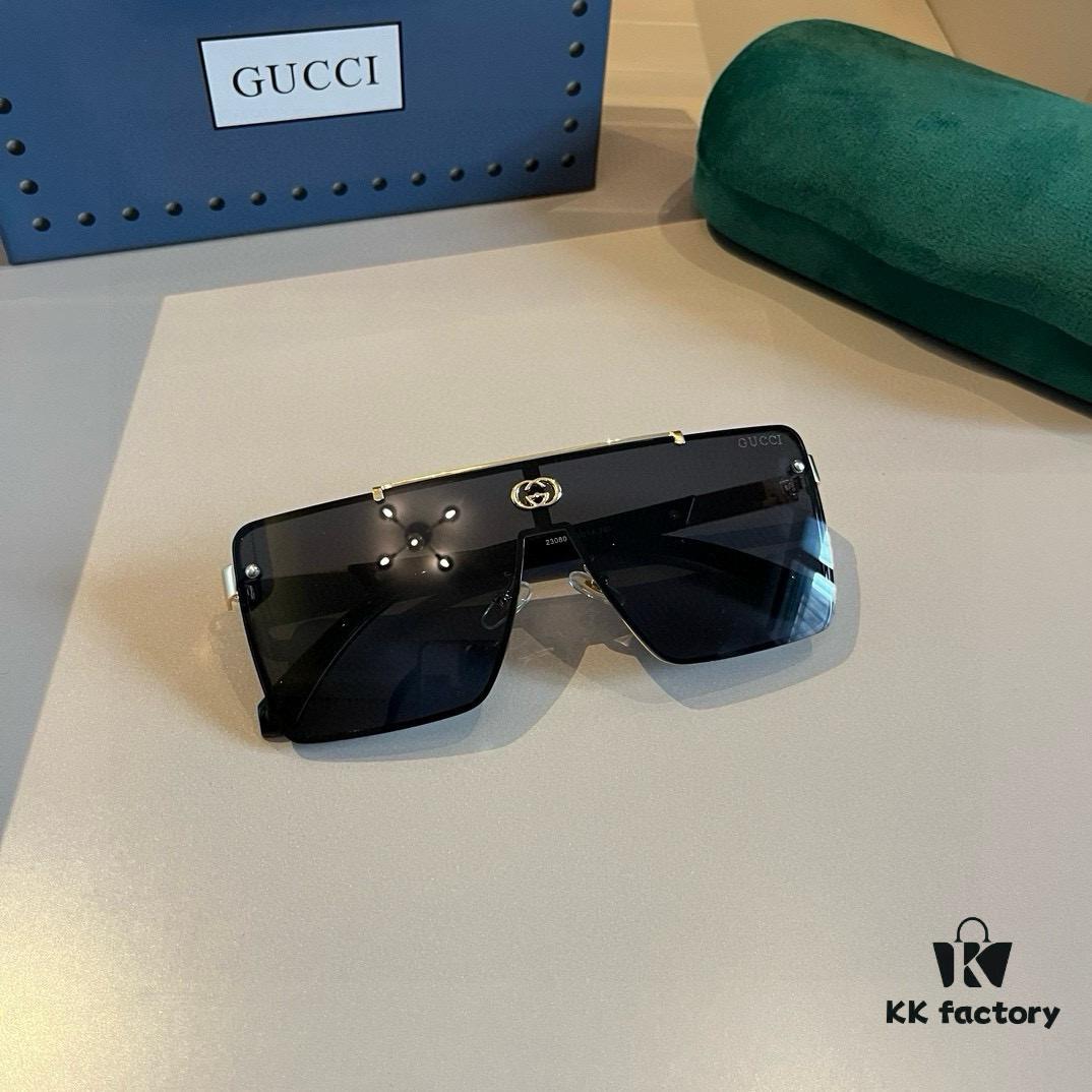 Gucci Masterpiece Polarized Sunglasses, High-End Fashion Unisex Stylish and Slimming Sun Glasses, Premium Quality Driving Sunglasses