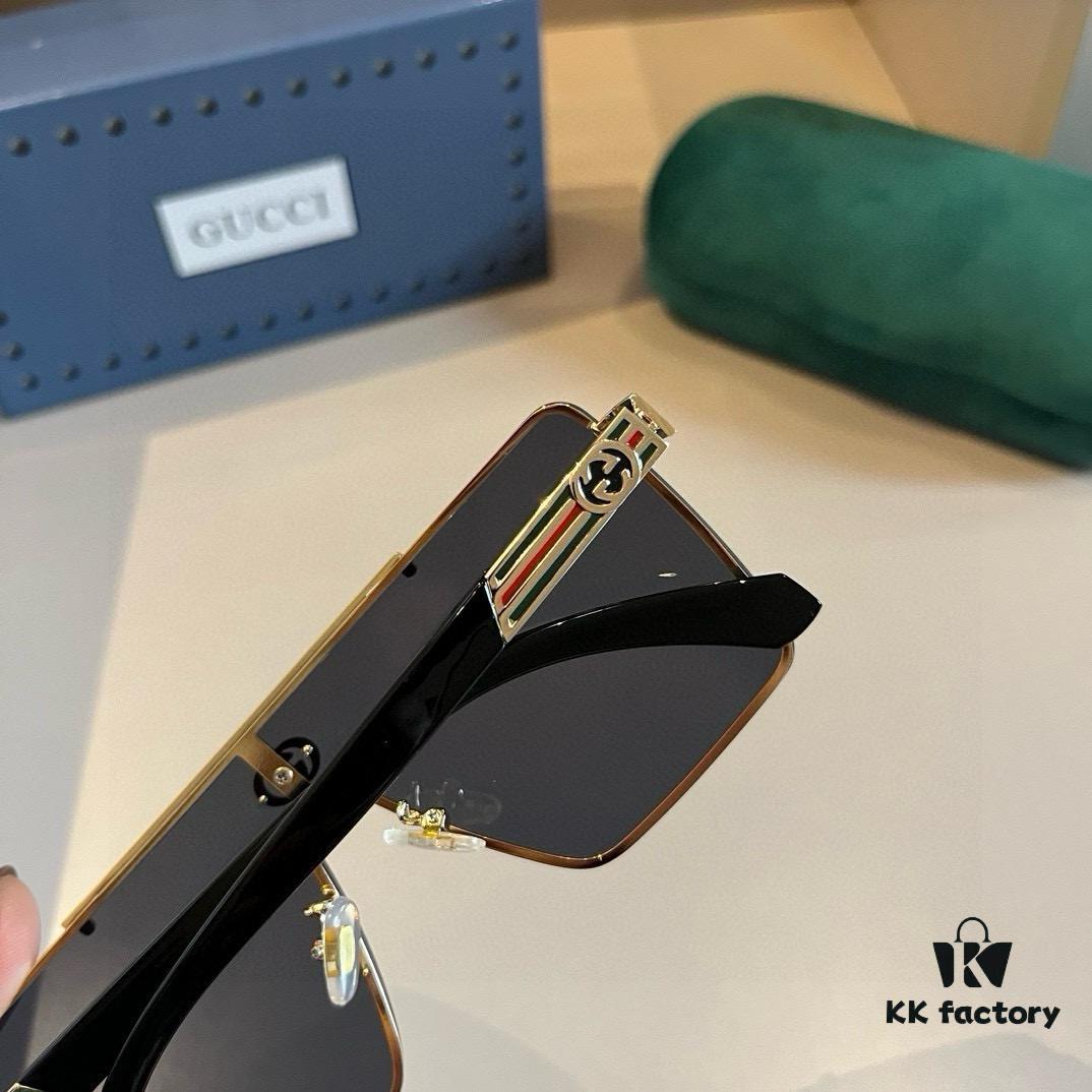 Gucci Masterpiece Polarized Sunglasses, High-End Fashion Unisex Stylish and Slimming Sun Glasses, Premium Quality Driving Sunglasses