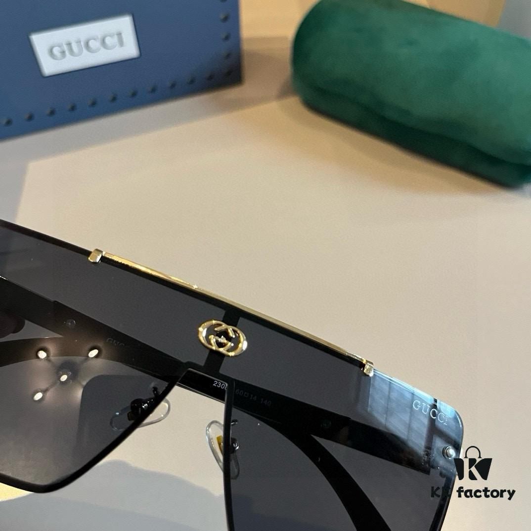 Gucci Masterpiece Polarized Sunglasses, High-End Fashion Unisex Stylish and Slimming Sun Glasses, Premium Quality Driving Sunglasses