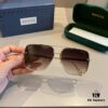 Gucci New Arrival Unisex Sunglasses 🕶️, Fashionable Metal Single-Bridge Aviator Style