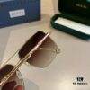 Gucci New Arrival Unisex Sunglasses 🕶️, Fashionable Metal Single-Bridge Aviator Style