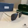 Gucci New Arrival Unisex Sunglasses 🕶️, Classic Metal Single-Bridge Aviator Style