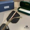 Gucci New Arrival Unisex Sunglasses 🕶️, Classic Metal Single-Bridge Aviator Style