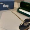 Gucci New Arrival Unisex Sunglasses 🕶️, Classic Metal Single-Bridge Aviator Style