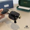 Gucci New Arrival Unisex Sunglasses 🕶️, Fashionable Metal Single-Bridge Aviator Style