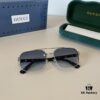 Gucci New Arrival Sunglasses 🕶️ Unisex Classic Metal Single-Bridge Aviator Style