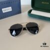 Gucci New Arrival Unisex Sunglasses 🕶️, Classic Metal Single-Bridge Aviator Style
