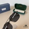Gucci New Arrival Unisex Sunglasses 🕶️, Fashionable Metal Single-Bridge Aviator Style