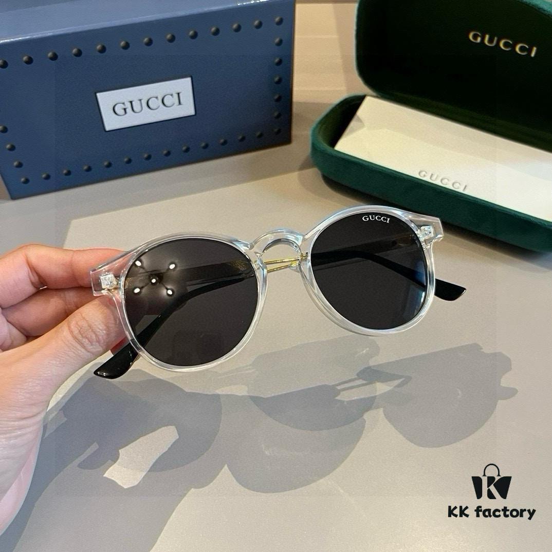 Gucci 2024 Official Spring Collection New Arrival, Celebrity-Favorite Large-Frame Polarized Sunglasses