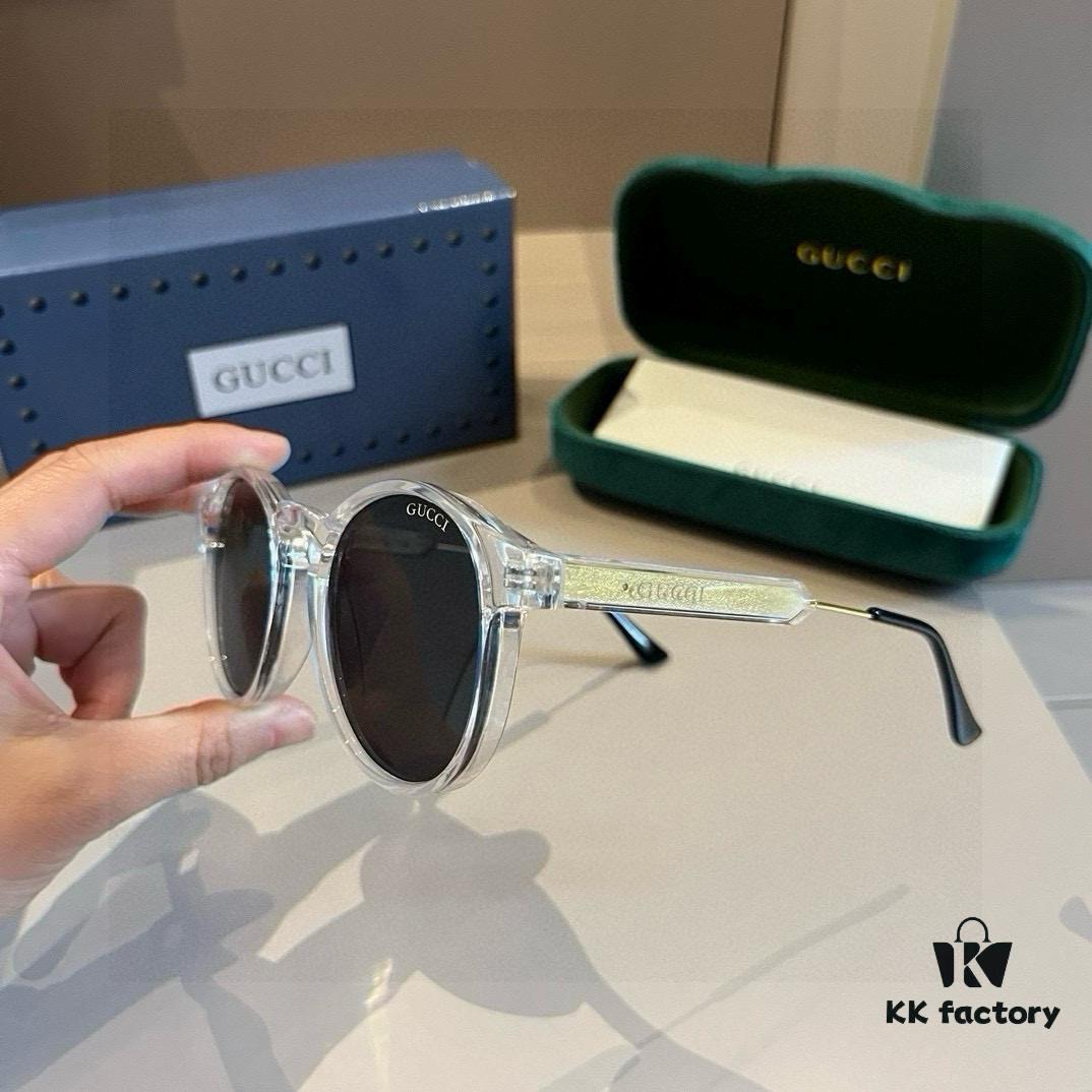 Gucci 2024 Official Spring Collection New Arrival, Celebrity-Favorite Large-Frame Polarized Sunglasses