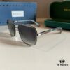 Gucci New Arrival Unisex Sunglasses 🕶️, Fashionable Metal Frame Aviator Style