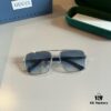 Gucci New Arrival Sunglasses 🕶️ Unisex Classic Metal Single-Bridge Aviator Style