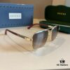 Gucci New Arrival Unisex Sunglasses 🕶️, Fashionable Metal Single-Bridge Aviator Style