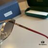 Gucci New Arrival Unisex Sunglasses 🕶️, Fashionable Metal Single-Bridge Aviator Style