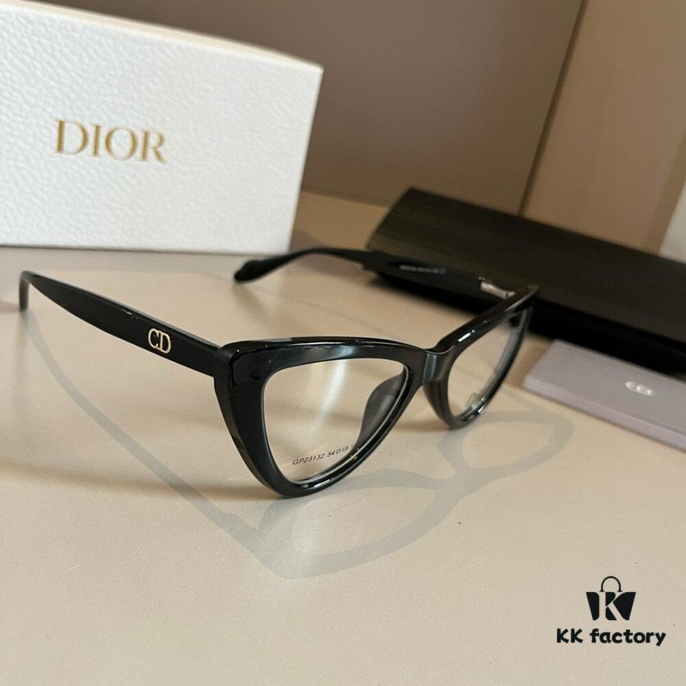 Optical Frame Dior Official Spring Collection New Large-Frame Sunglasses, Popular Polarized Clear Vision Sun Glasses Worn by Many Celebrities