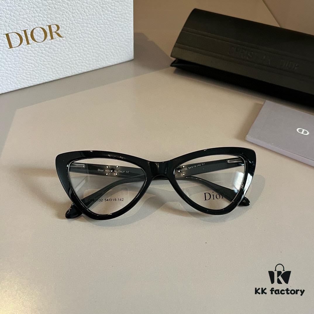 Optical Frame Dior Official Spring Collection New Large-Frame Sunglasses, Popular Polarized Clear Vision Sun Glasses Worn by Many Celebrities