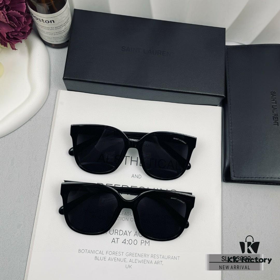 YSL Saint Laurent Sunglasses with Polaroid HD Lenses, TR90 Frame, Lightweight and Comfortable, Size 57-16-148, Stylish UV Protection for Travel and Driving