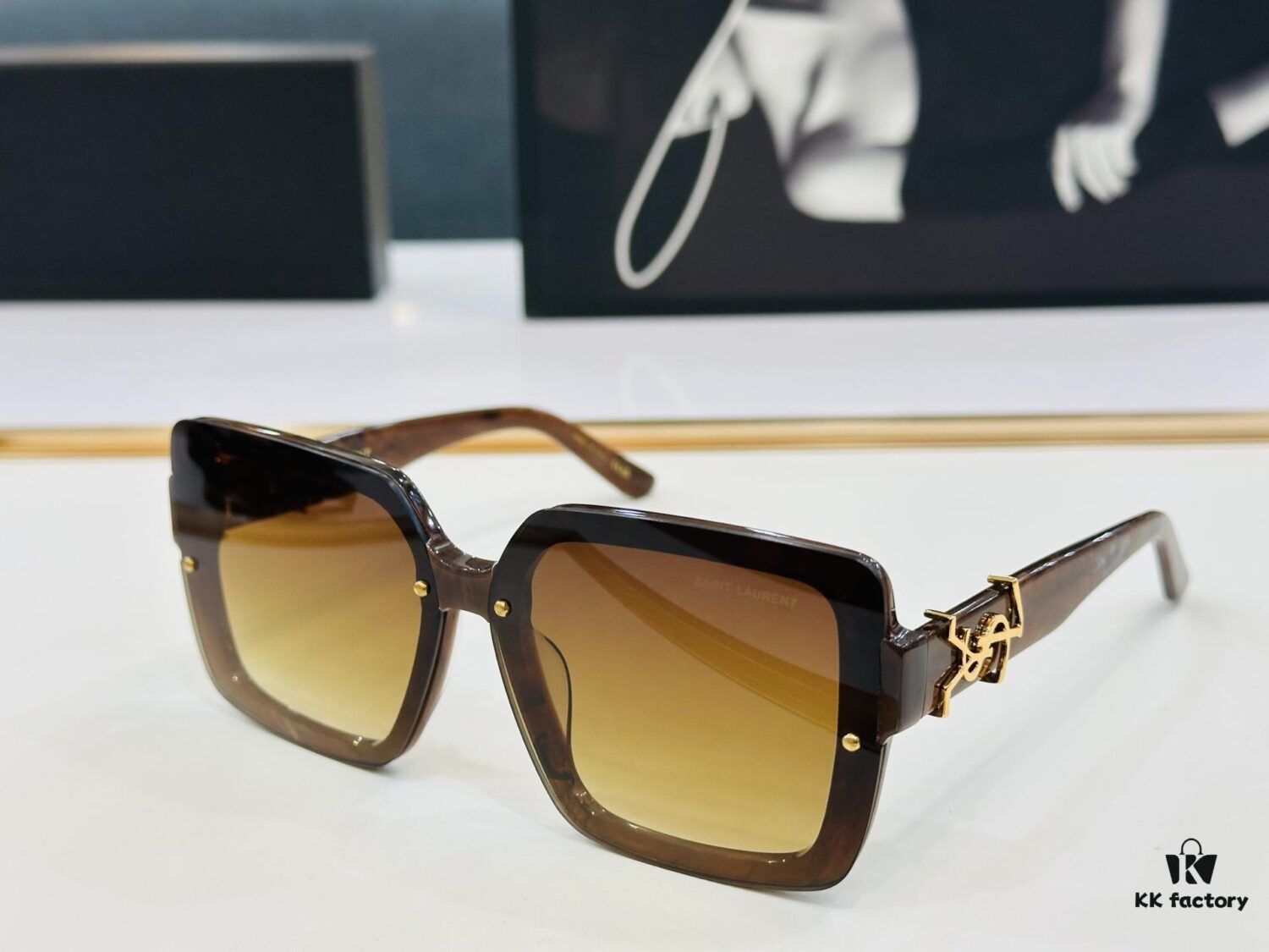 Influencer Hit Saint Laurent 💫SL M314💫 Size: 66 □ 10-145 Plastic Frame Design K Playful and Sweet with Excellent Quality Sunglasses