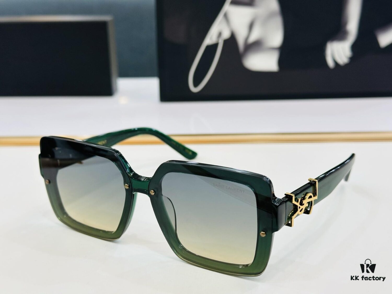 Influencer Hit Saint Laurent 💫SL M314💫 Size: 66 □ 10-145 Plastic Frame Design K Playful and Sweet with Excellent Quality Sunglasses