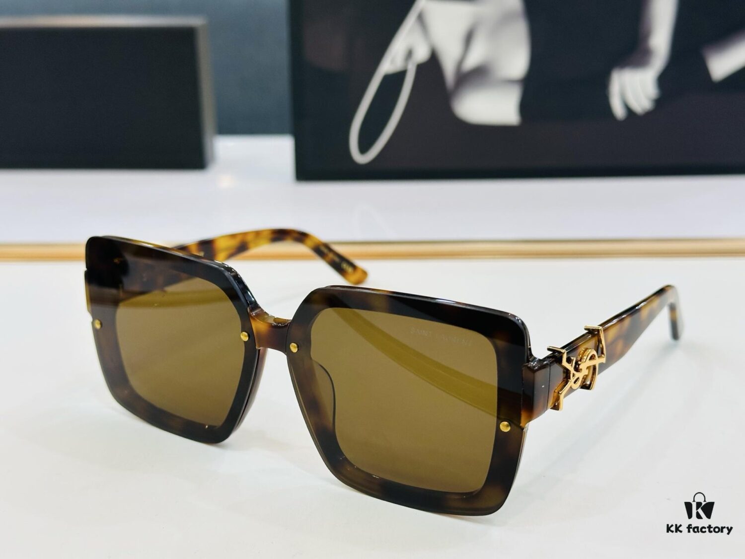 Influencer Hit Saint Laurent 💫SL M314💫 Size: 66 □ 10-145 Plastic Frame Design K Playful and Sweet with Excellent Quality Sunglasses