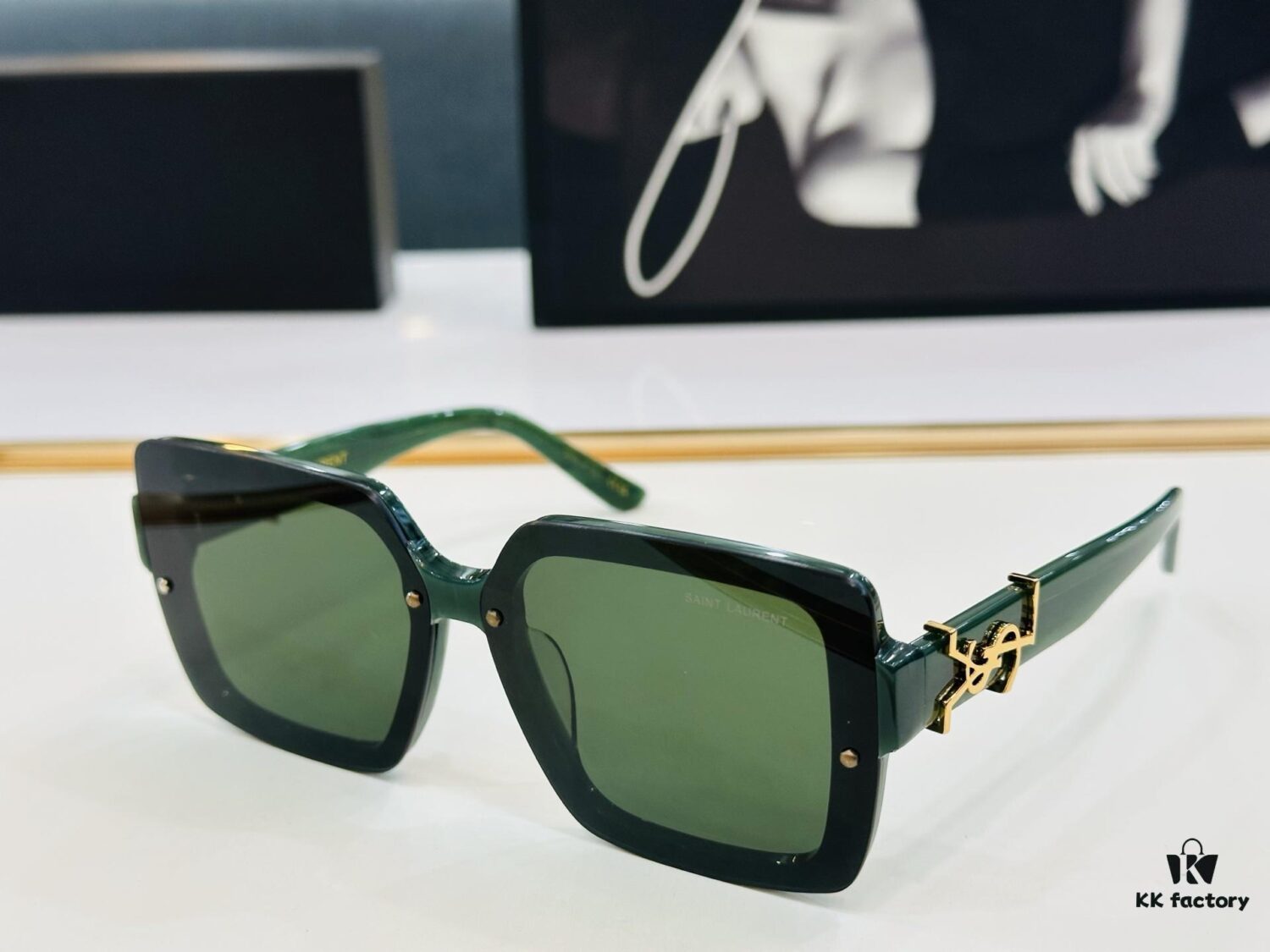 Influencer Hit Saint Laurent 💫SL M314💫 Size: 66 □ 10-145 Plastic Frame Design K Playful and Sweet with Excellent Quality Sunglasses
