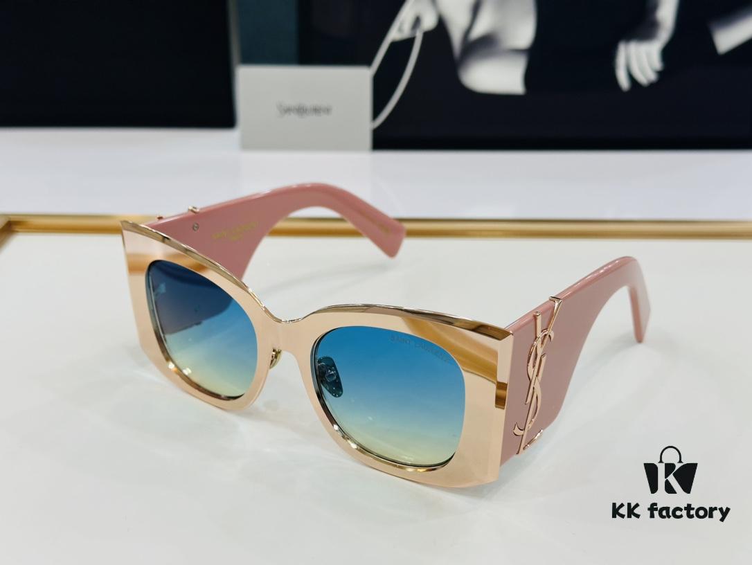 Viral Hit YSL M245 Size: 54-20-145 Acetate Frame K Playful and Sweet Style Premium Quality Sunglasses