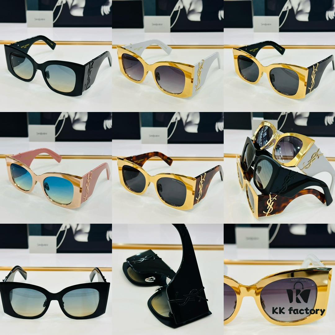 Viral Hit YSL M245 Size: 54-20-145 Acetate Frame K Playful and Sweet Style Premium Quality Sunglasses
