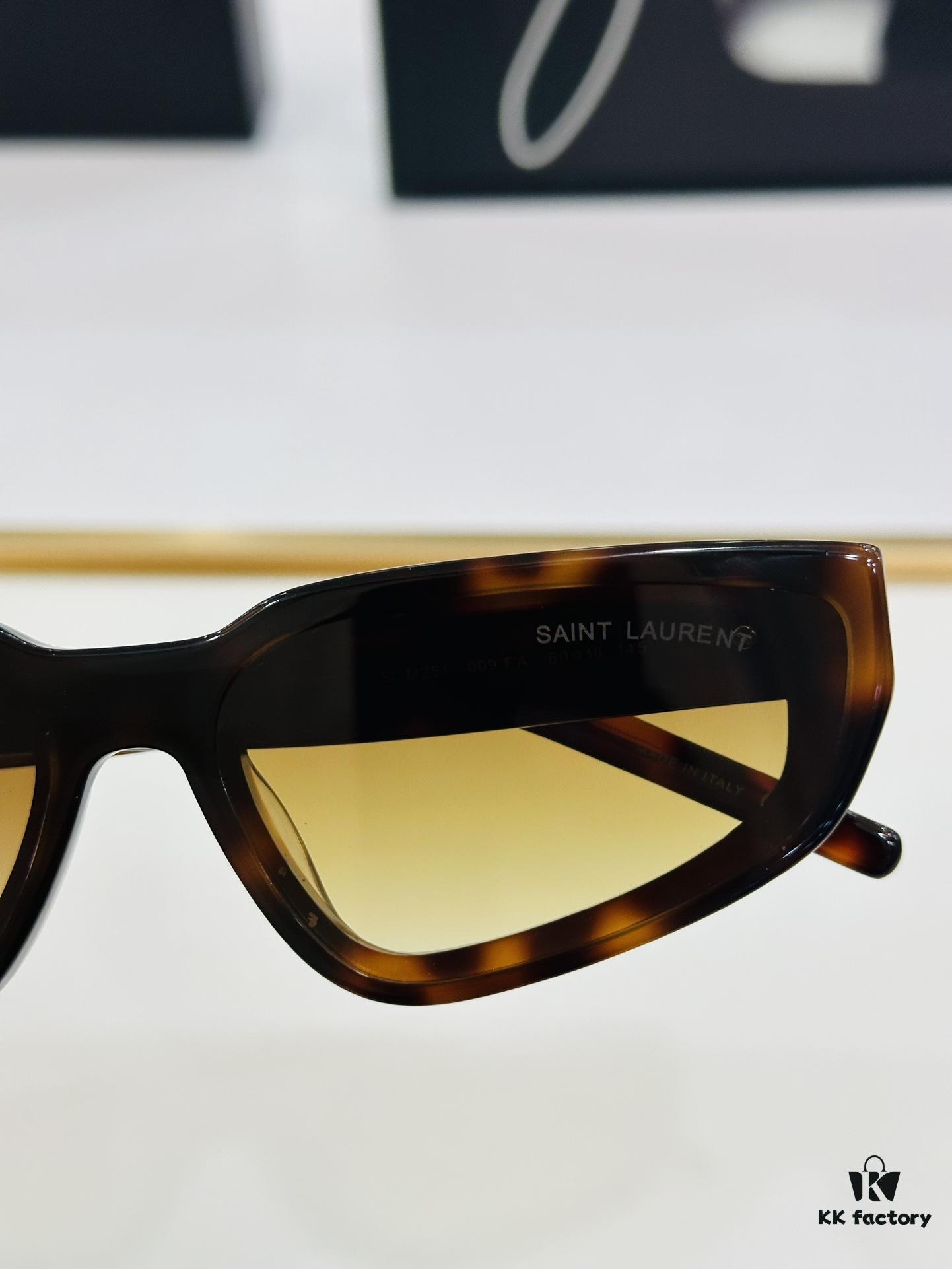Trendy Bestseller Saint Laurent 💫SL M251 💫 Size: 60□16-145, Plastic Frame Design 💎❤️ XL Playful and Sweet Style, Excellent Quality, Eyeglasses Sunglasses