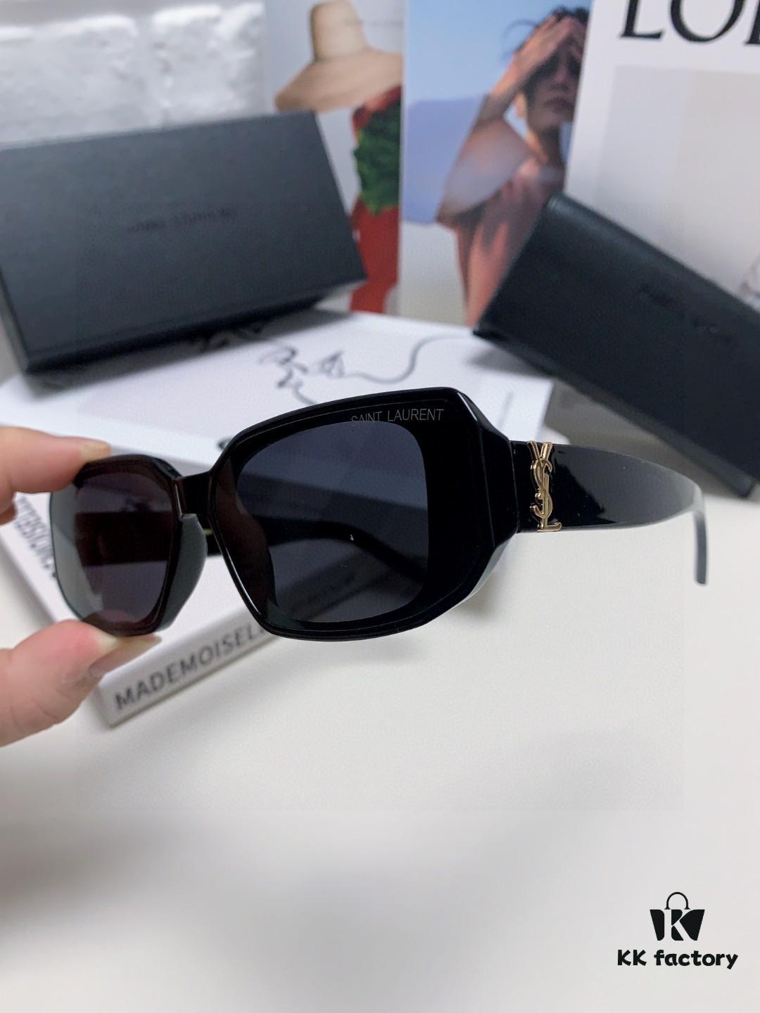 YSL Saint Laurent Women's Cat-Eye Fashion Sports Blue Light Blocking Sunglasses