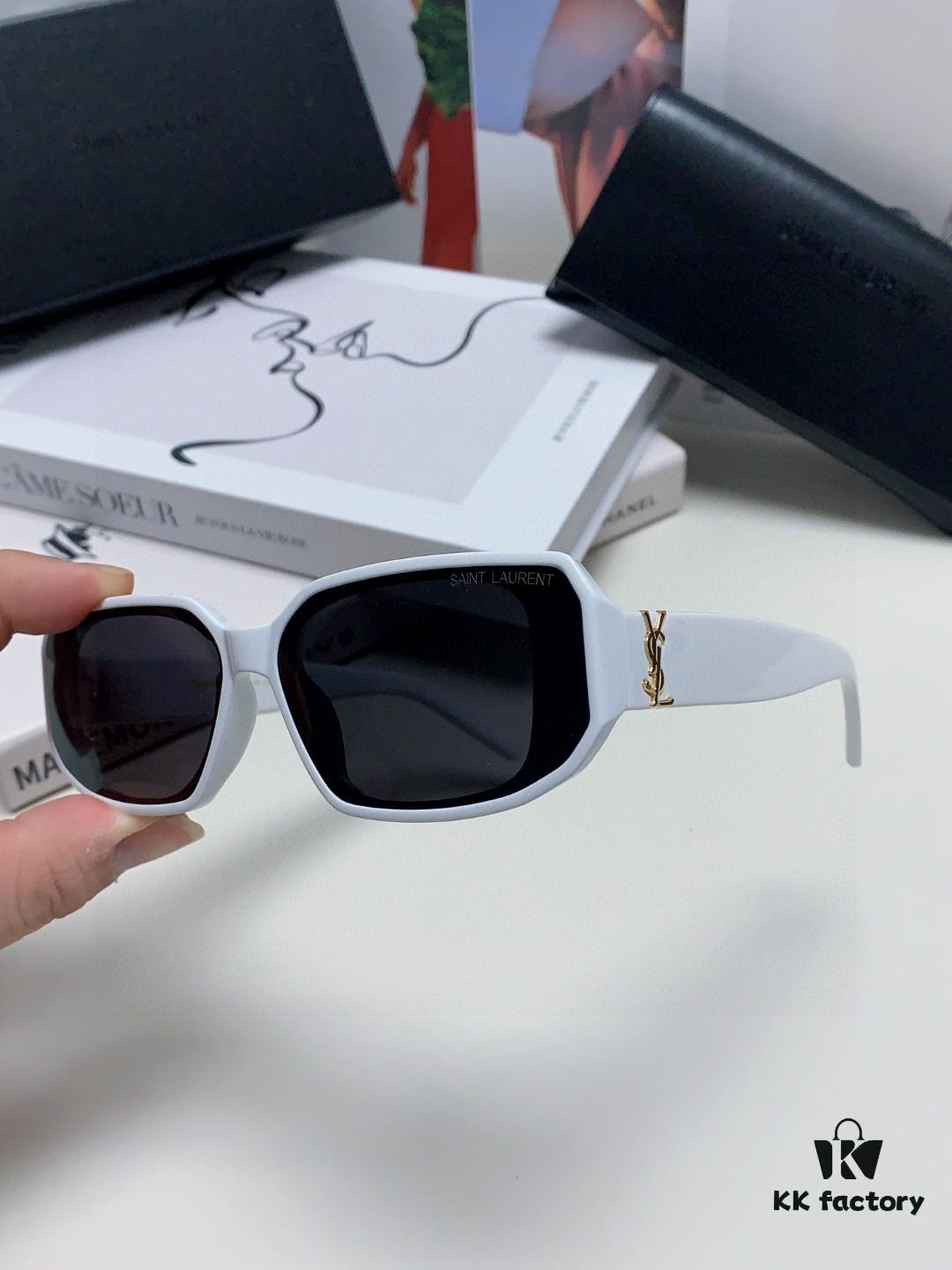 YSL Saint Laurent Women's Cat-Eye Fashion Sports Blue Light Blocking Sunglasses