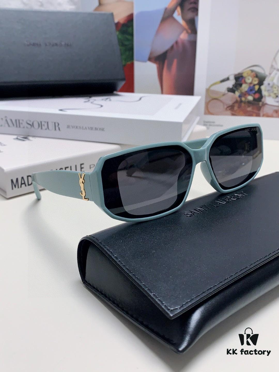 YSL / Saint Laurent Women's Cat-Eye Fashion Sports Blue Light Blocking Sunglasses