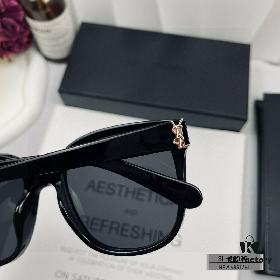 YSL Saint Laurent Sunglasses with Polaroid HD Lenses, TR90 Frame, Lightweight and Comfortable, Model: 93039