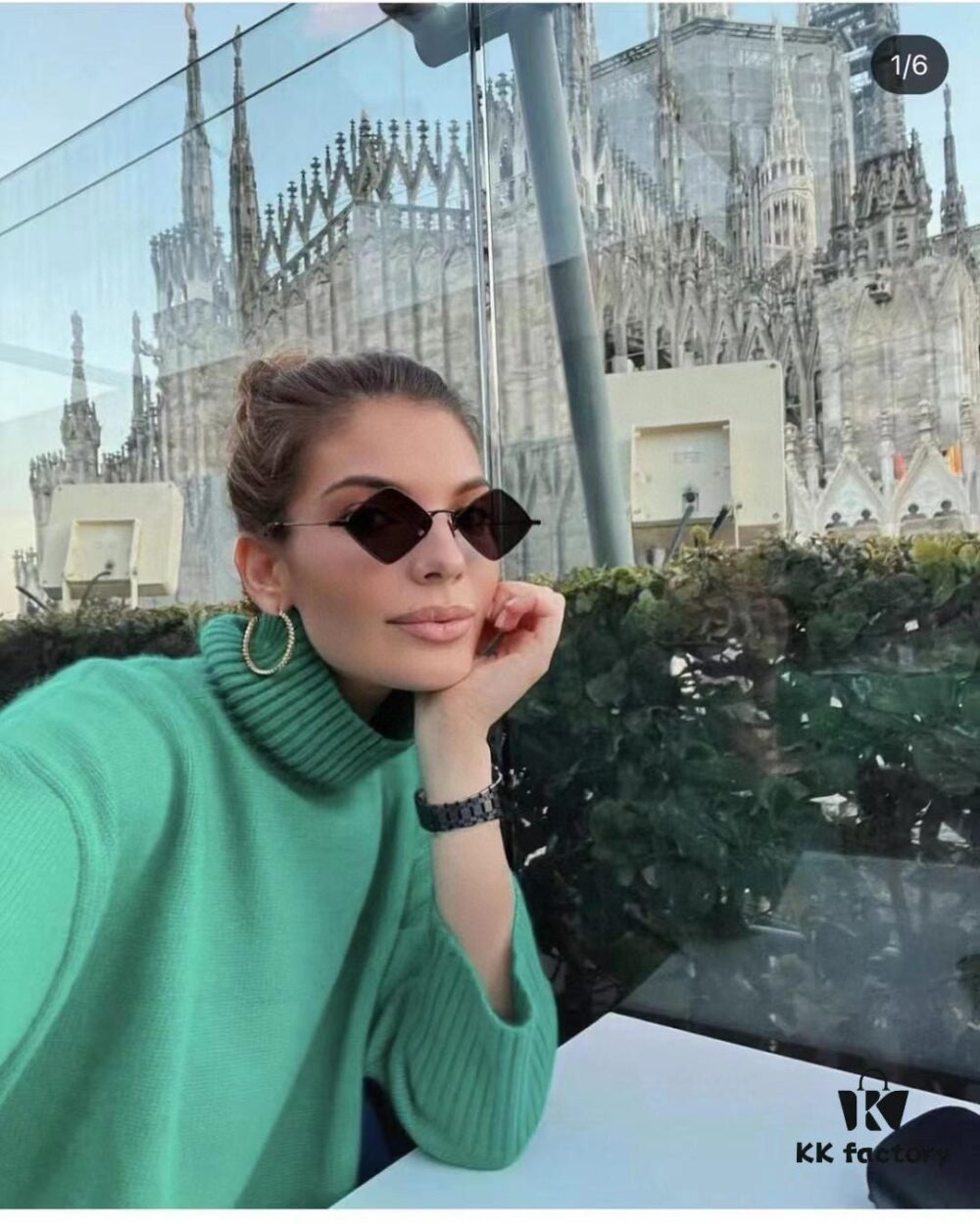 YSL Saint Laurent Polygonal Lightweight Alloy Thin Frame Sunglasses for Women, Novelty Design Spring and Summer New Arrival