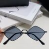 YSL Saint Laurent Polygonal Lightweight Alloy Thin Frame Sunglasses for Women, Novelty Design Spring and Summer New Arrival