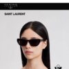 YSL Saint Laurent 2024 New Cat-Eye Sunglasses for Women, High-End UV Protection Polarized Sun Glasses, Trendsetting Influencer Favorite Women's Eyewear