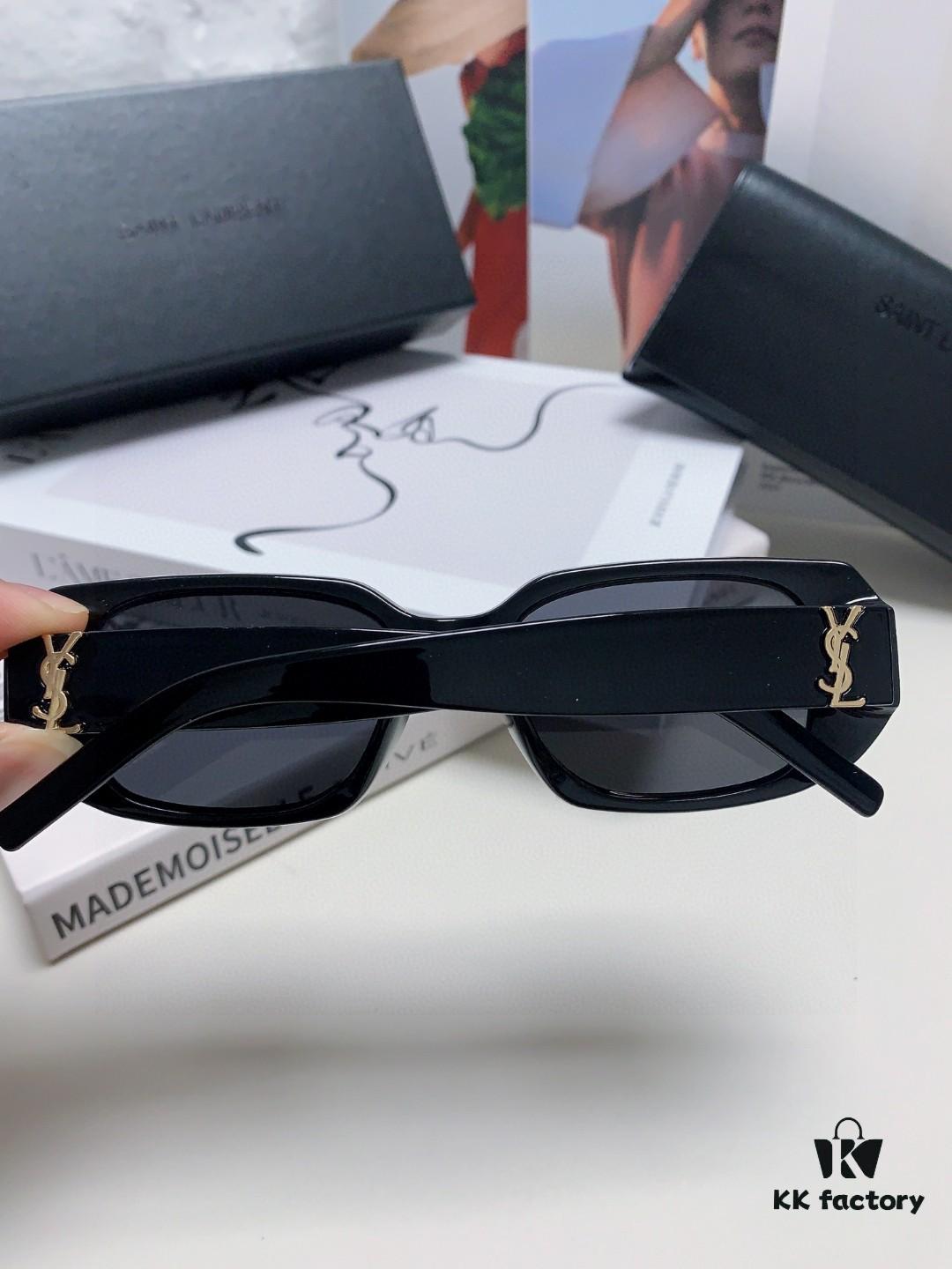 YSL / Saint Laurent Women's Cat-Eye Fashion Sports Blue Light Blocking Sunglasses