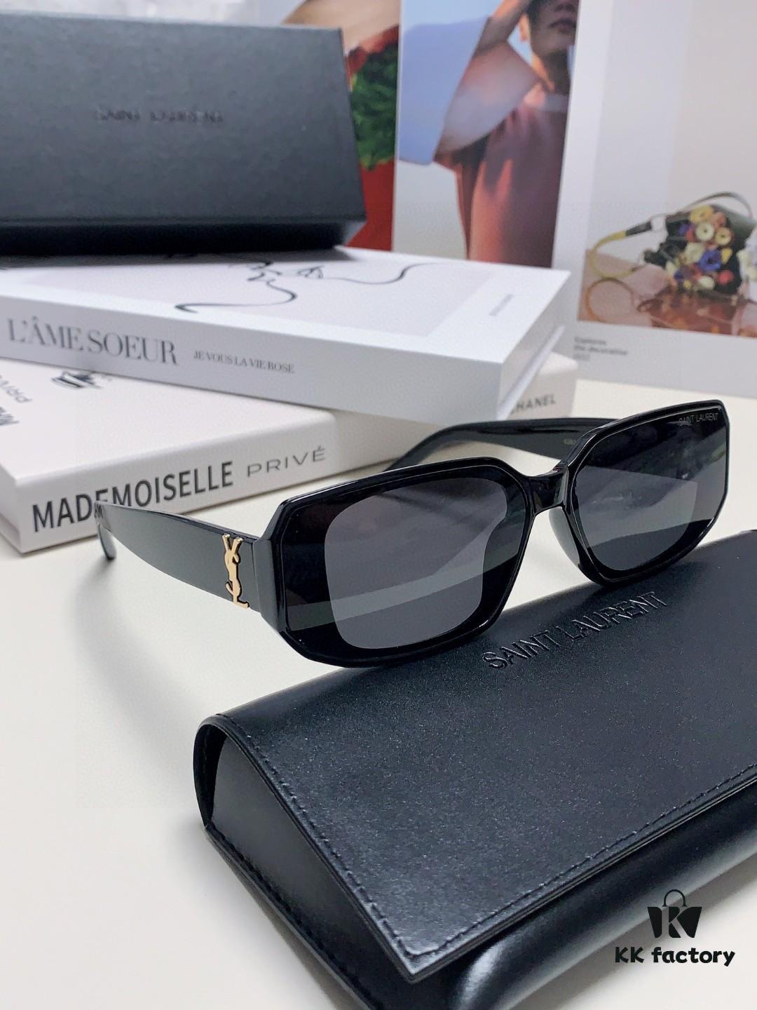 YSL / Saint Laurent Women's Cat-Eye Fashion Sports Blue Light Blocking Sunglasses