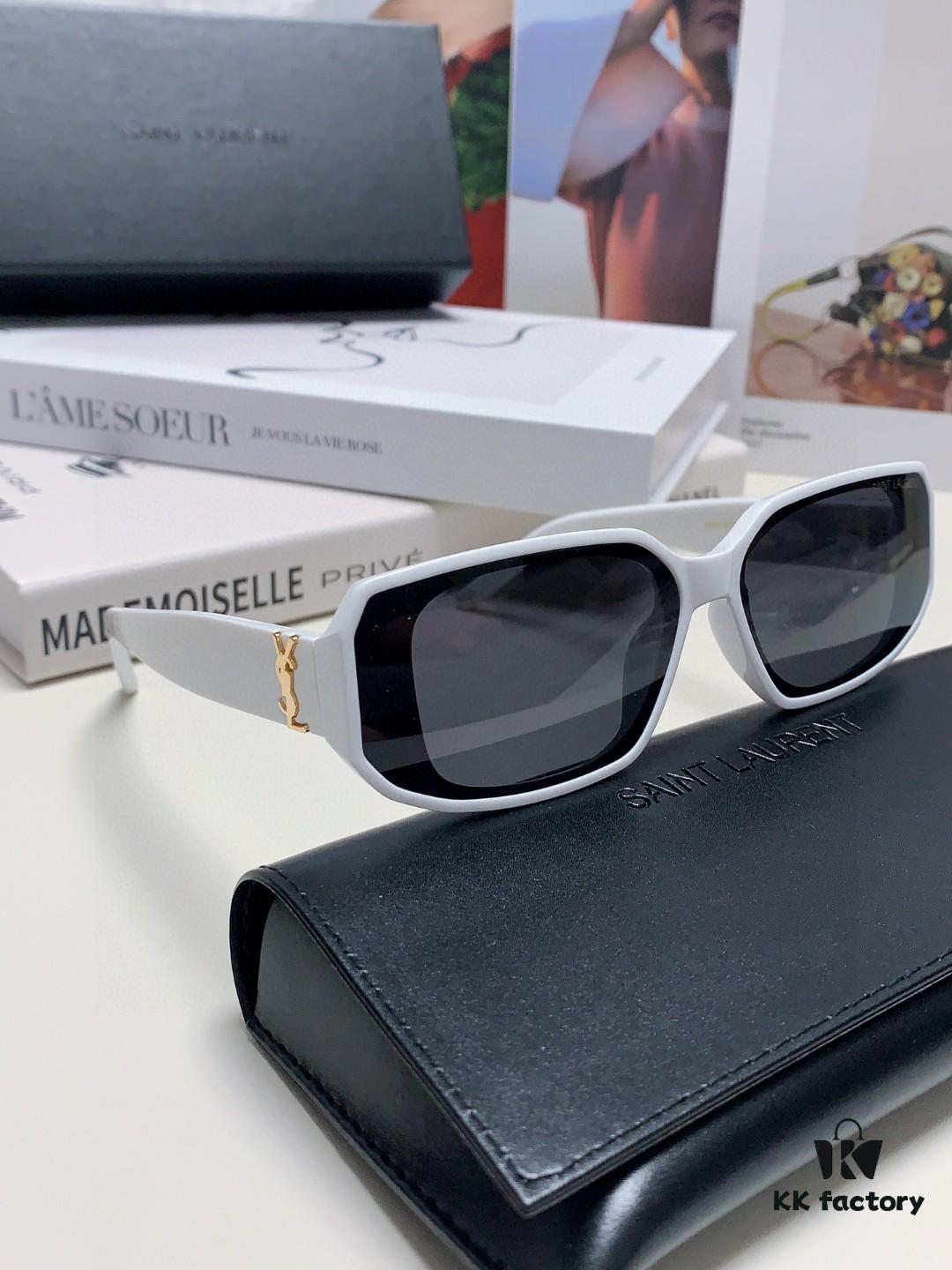 YSL Saint Laurent Women's Cat-Eye Fashion Sports Blue Light Blocking Sunglasses