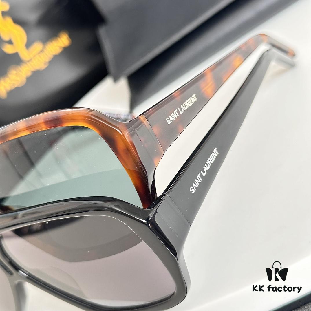 New Arrival Original YSL / Saint Laurent Havana Brown SL 569 Y Women's Mid-Tone Sunglasses