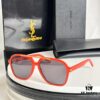 YSL Saint Laurent Transparent Yellow Square Sunglasses, Lightweight Fashion Sun Glasses SL545, Influencer Style 2023 New Arrival
