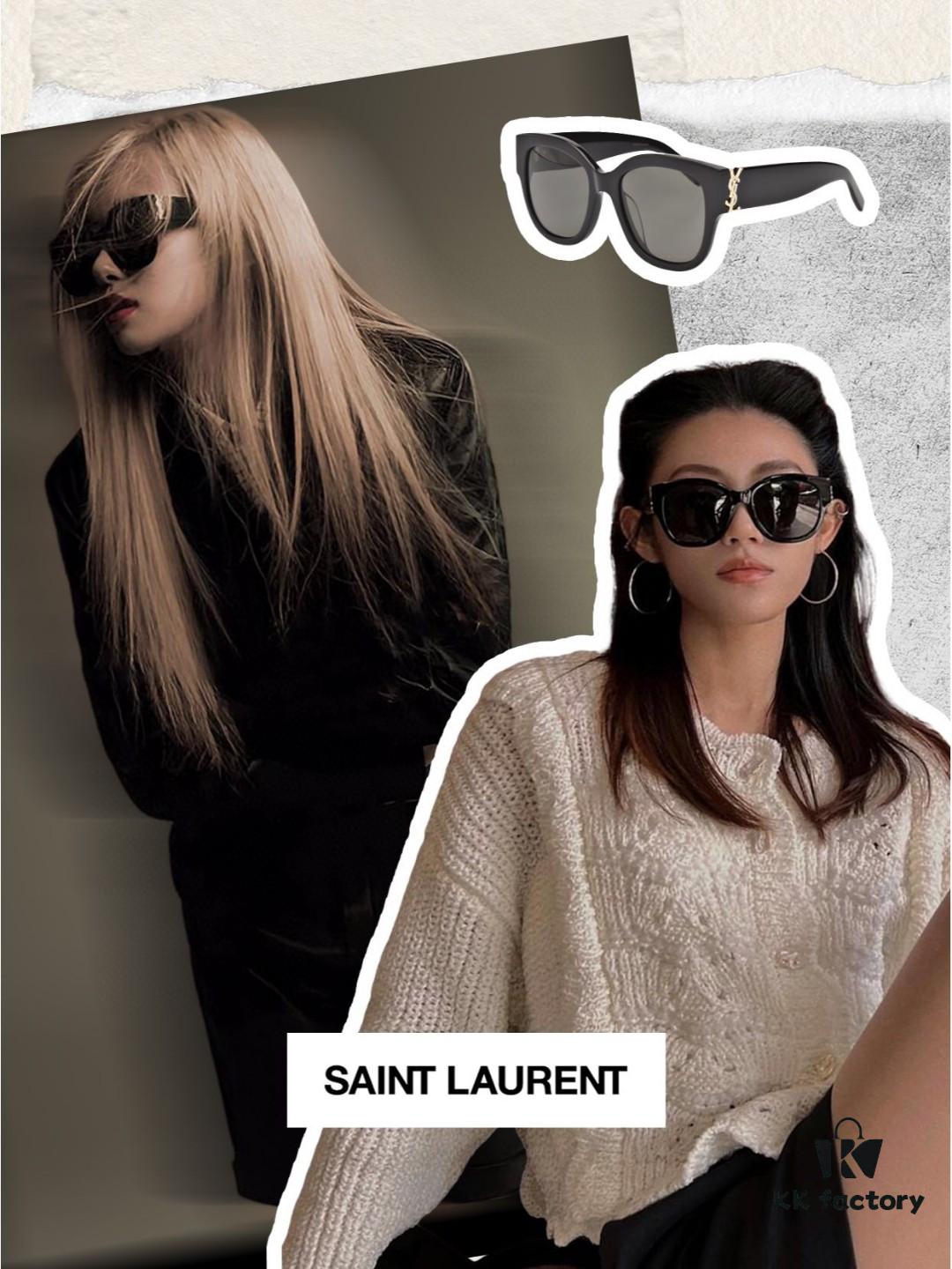 YSL Saint Laurent Unmissable Item, True-to-Original Color, Visibly Superior Quality, SL M95 Eyeglasses Sunglasses
